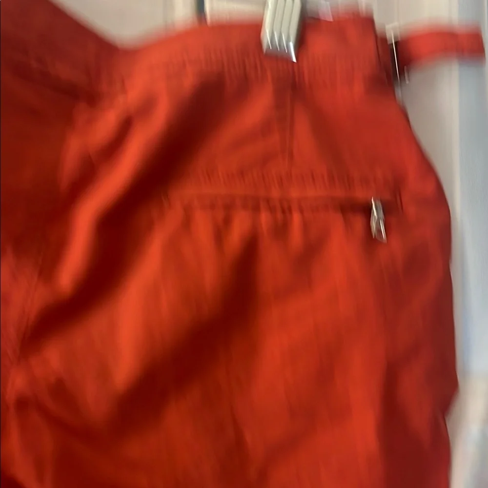 Orlebar Brown Boys Red Coral Swim Trunk Size 12 Years Adjustable Side Tabs